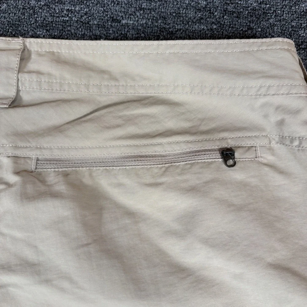 The North Face Hiking Pants Mens 38 Short Beige Khaki Outdoor Cargo Trail NWOT